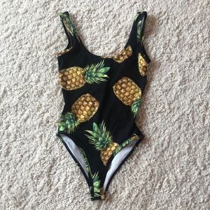 One piece bathing suit